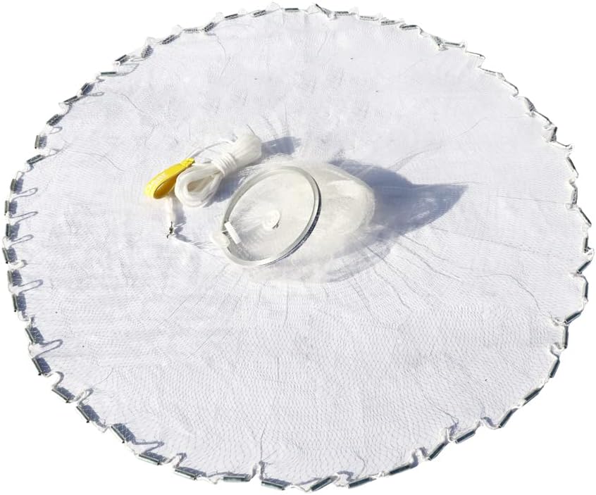 BasicGear Cast Net for Bait, 4 ft Radius, 3/8 in Mesh, photo 7 of 7