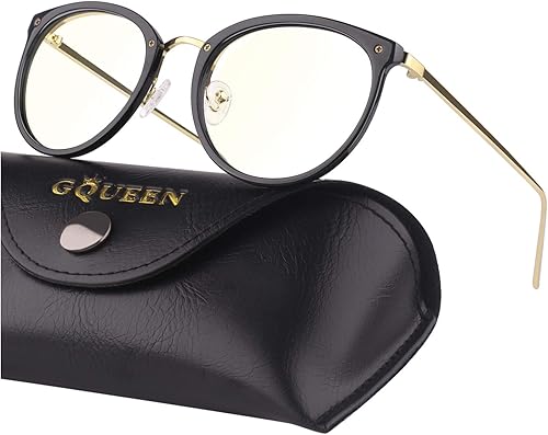 GQUEEN Gafas transparentes falsas sin prescripción marco rectangular 201512