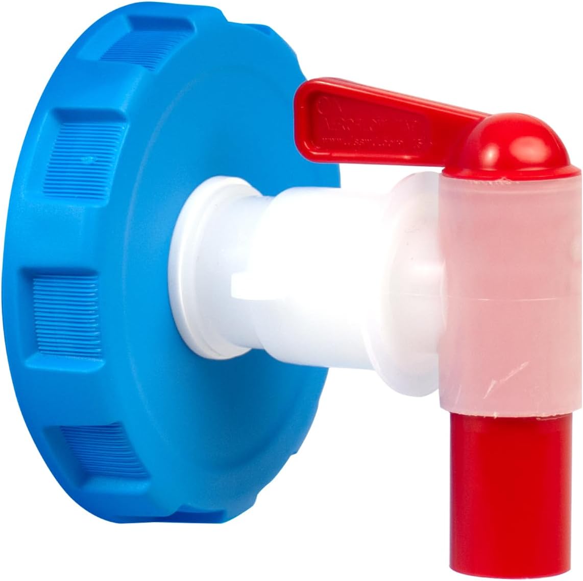 International Water Spigot Attachment for WaterBrick Water Storage Dispenser | Gravity-Fed Ventless Spigot for Beverage Dispenser | 3/4 inch Inlet | Food-Grade LDPE Material