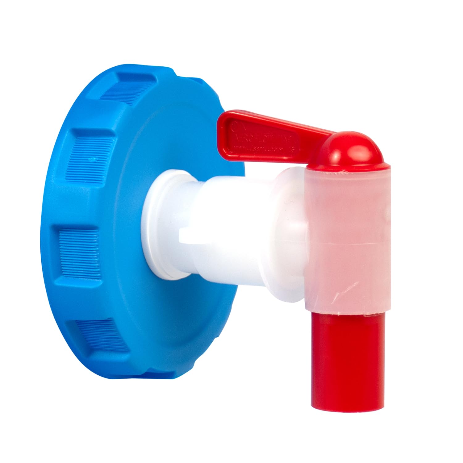 WaterBrick International Water Spigot Attachment for WaterBrick Water Storage Dispenser | Gravity-Fed Ventless Spigot for Beverage Dispenser | 3/4 inch Inlet | Food-Grade LDPE Material