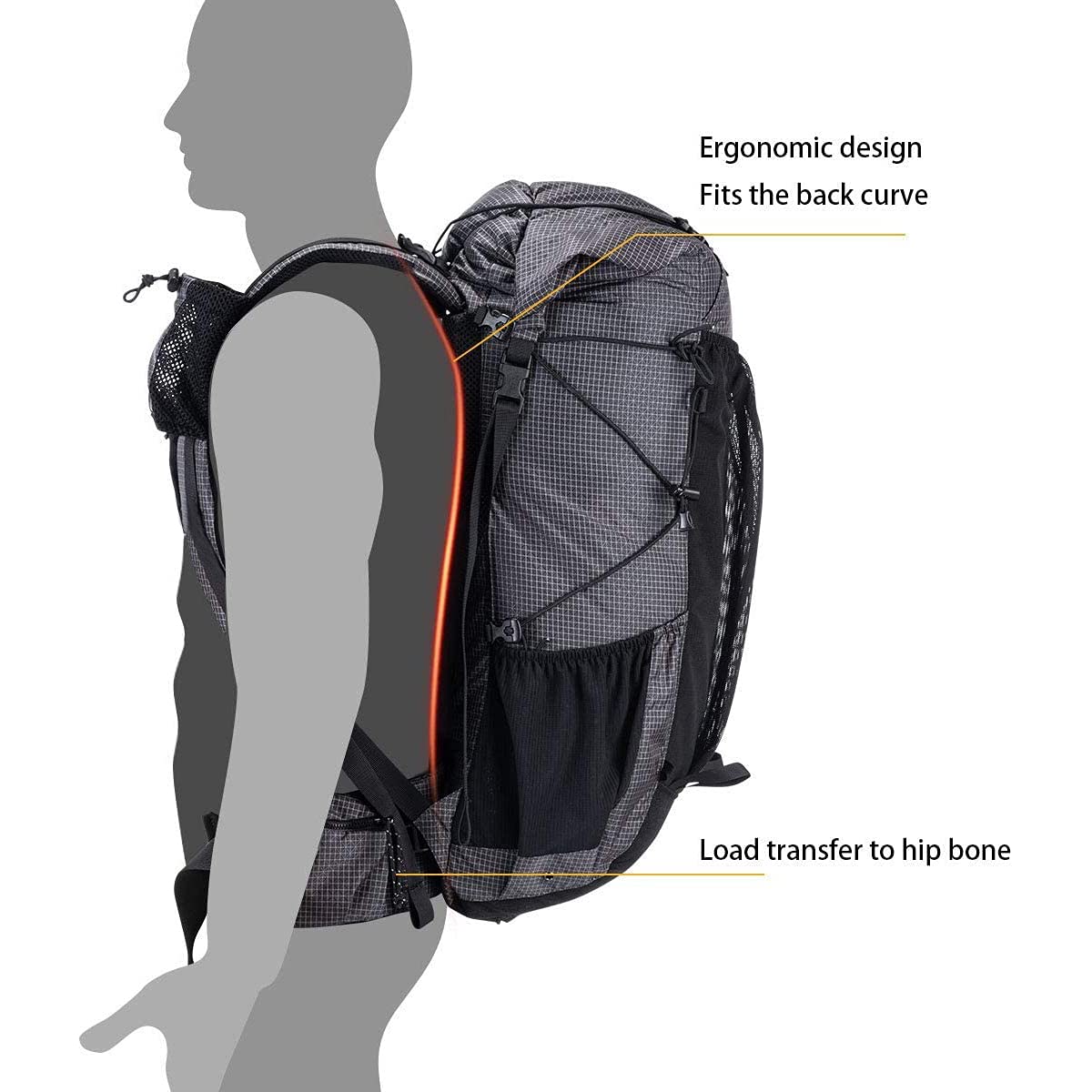 Naturehike Rock 60/40 + 5L Wewnętrzna Rama Plecak Turystyczny na Zewnątrz Camping Plecak Podróżny