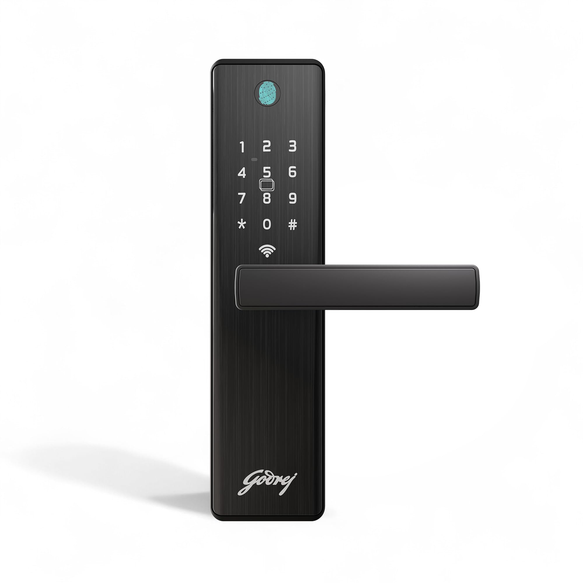 Godrej Smart Lock | Neo Connect Digital Lock for Wooden Door | WiFi, Fingerprint, PIN, RFID Card, Mobile App, Mechanical Key | 5 in 1 Access | 3 Dead Bolts | Black | 3Yrs Warranty-picture-46