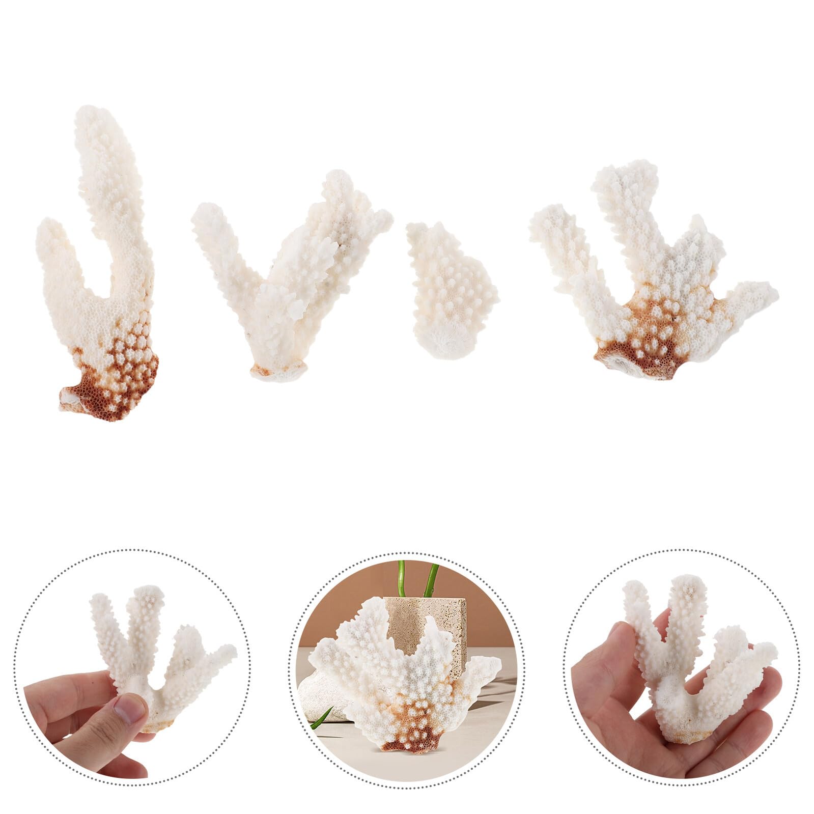 Echter Korallenast Aquarium Dekoration 200g Naturkoralle Riffgestaltung Unterwasser Deko Aquarien Ornament