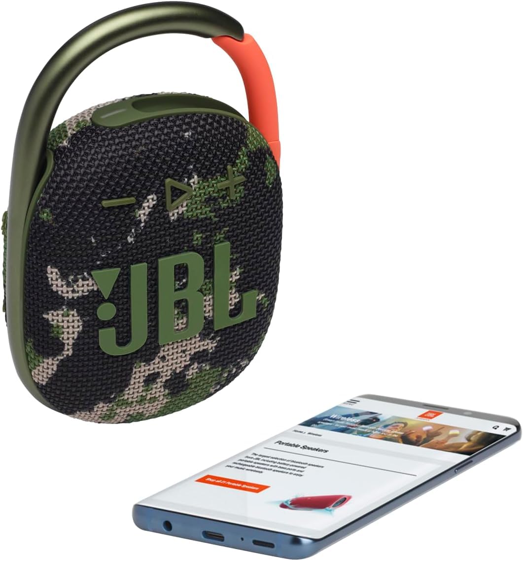 JBL Clip 4 - Altoparlante Bluetooth portatile, impermeabile, IP67