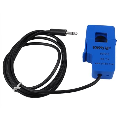 B08LDZKP2V_image_0 IIVVERR Sensor de CA no invasivo Transformador de corriente de núcleo dividido SCT-013-015 15A 1V (Transformador de corriente de núcleo dividido no