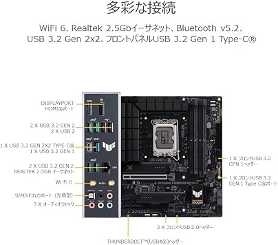 ASUS TUF GAMING B760M-PLUS WIFI D4 intel 14th/13th/12th Generation CPU, LGA1700 B760, DDR4 mATX Motherboard/Domestic Authorized Dealer