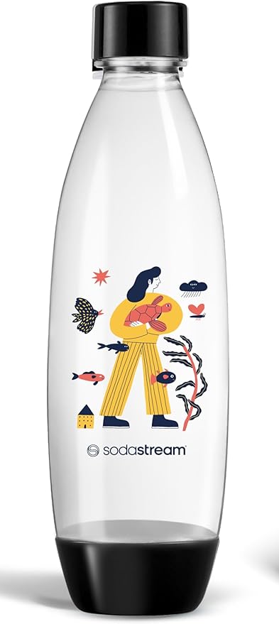 sodastream 1 l Flasche für Sprudelwasser und Soda | Snap & Lock Technologie zum Einrasten | spülmaschinenfest | BPA-frei | Limitierte Edition sodastream 1 l Flasche für Sprudelwasser und Soda | Snap & Lock Technologie zum Einrasten | spülmaschinenfest | BPA-frei | Limitierte Edition