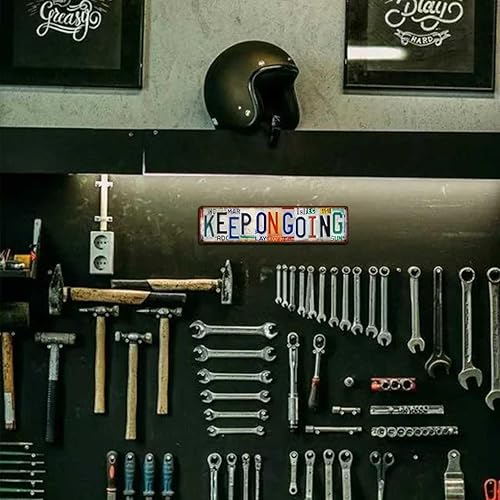 Miniatura 5 de Letrero de metal vintage con texto en inglés "I am Creative Street Sign para bar, hogar, dormitorio, garaje, 16 x 4 pulgadas, aluminio