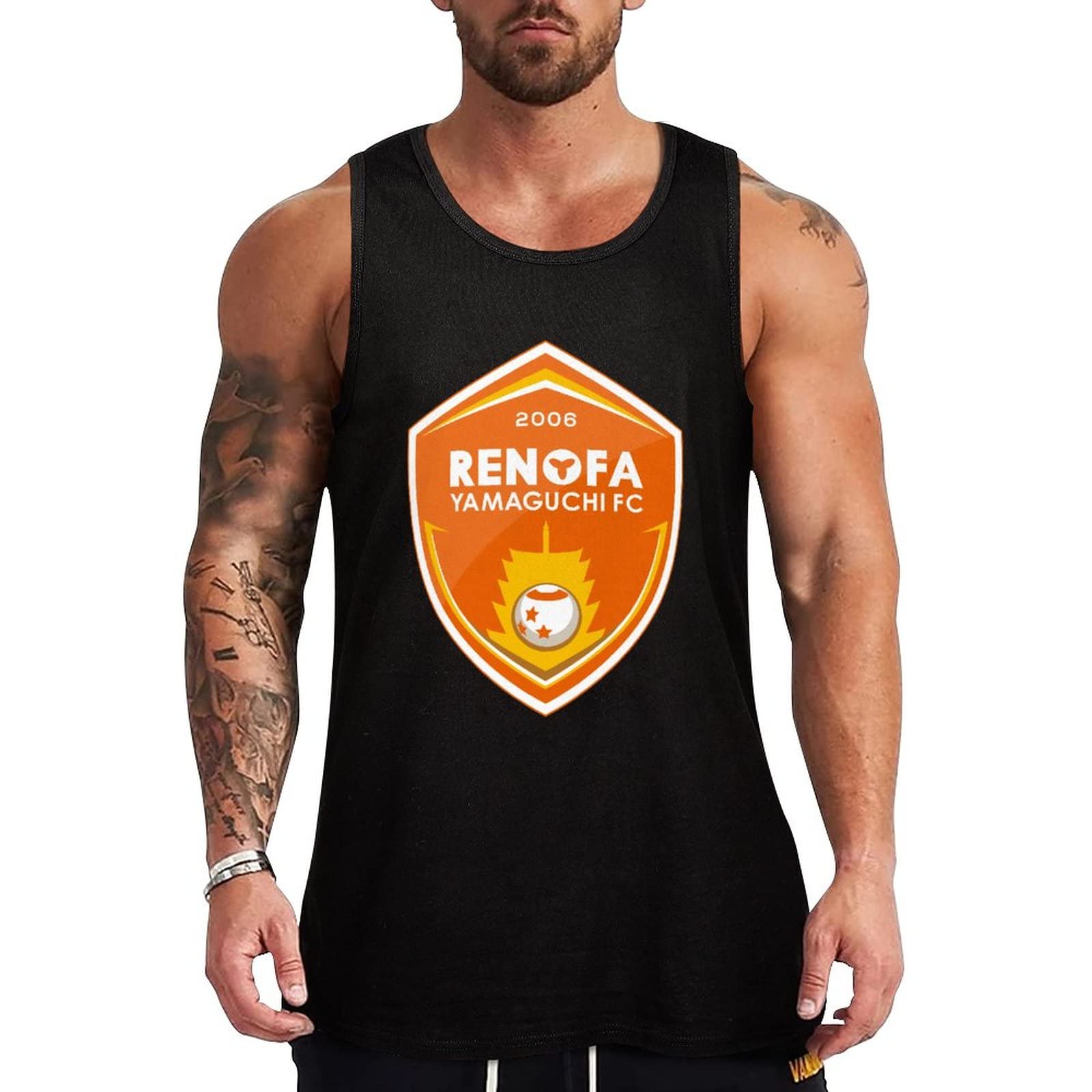 レノファ山口 FC サッカーシャツ ノースリーブ L Amazon.co.jp: レノファ山口FC メンズ タンクトップ Tシャツ