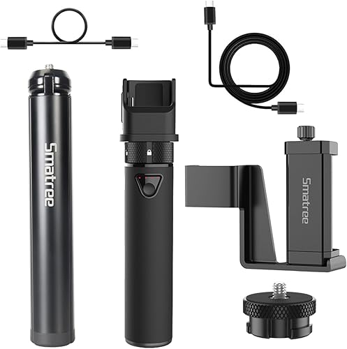 Vista 5 de Smatree Osmo Pocket 2 PowerStick (PowerBank) Compatible con DJI Osmo Pocket 2/Pocket 1, soporte de bolsillo de mano para teléfono inteligente