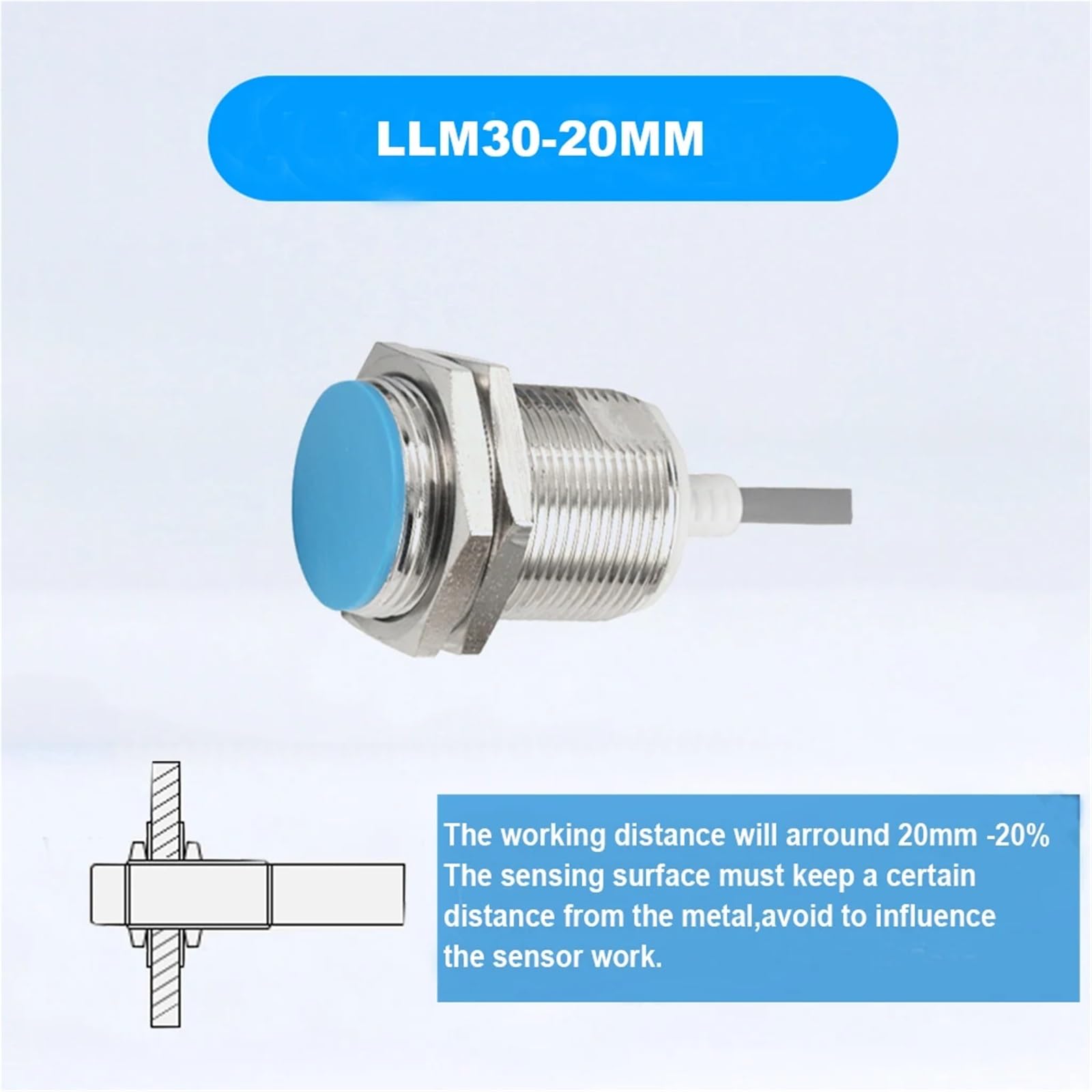 Induktiver Näherungssensor IP68 Automatische Erkennung LM30