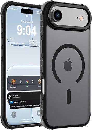 DEERLAMN Funda Magnética Fuerte para iPhone Air 6.5 Pulgadas, [Compatible con Magsafe] [Protección contra caídas de grado militar] Funda protectora