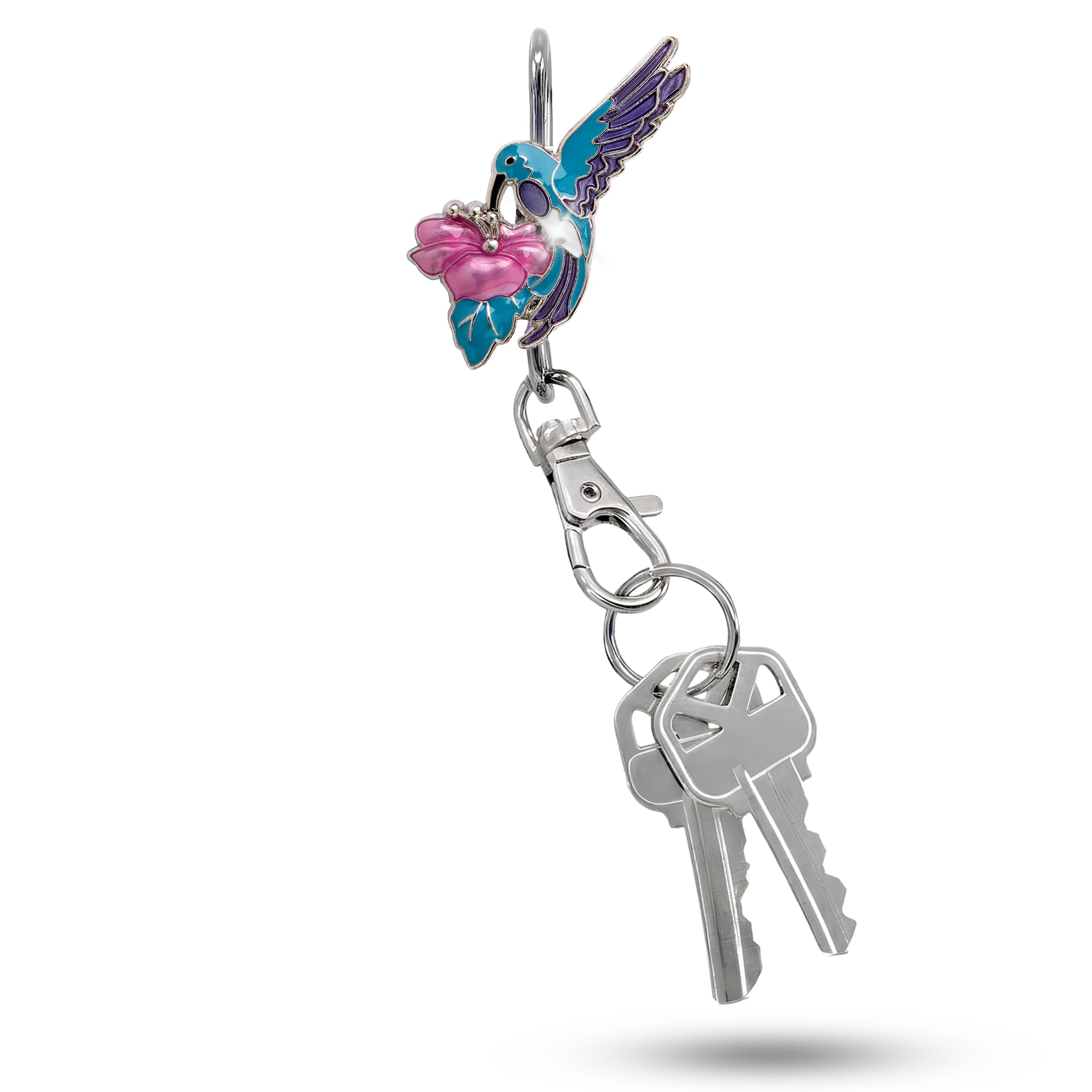 Women’s Bag Charm Key Finder, Car Keychain Hook, Cute Purse Organizer & Tote Bag Accessories, Gifts for Mom - Original