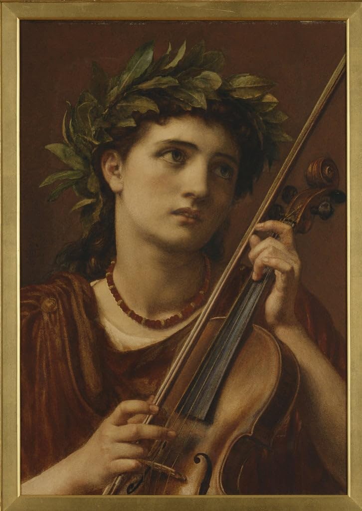 Cuadro en lienzo de música para decorar tu dormitorio con arte vintage elegante 5