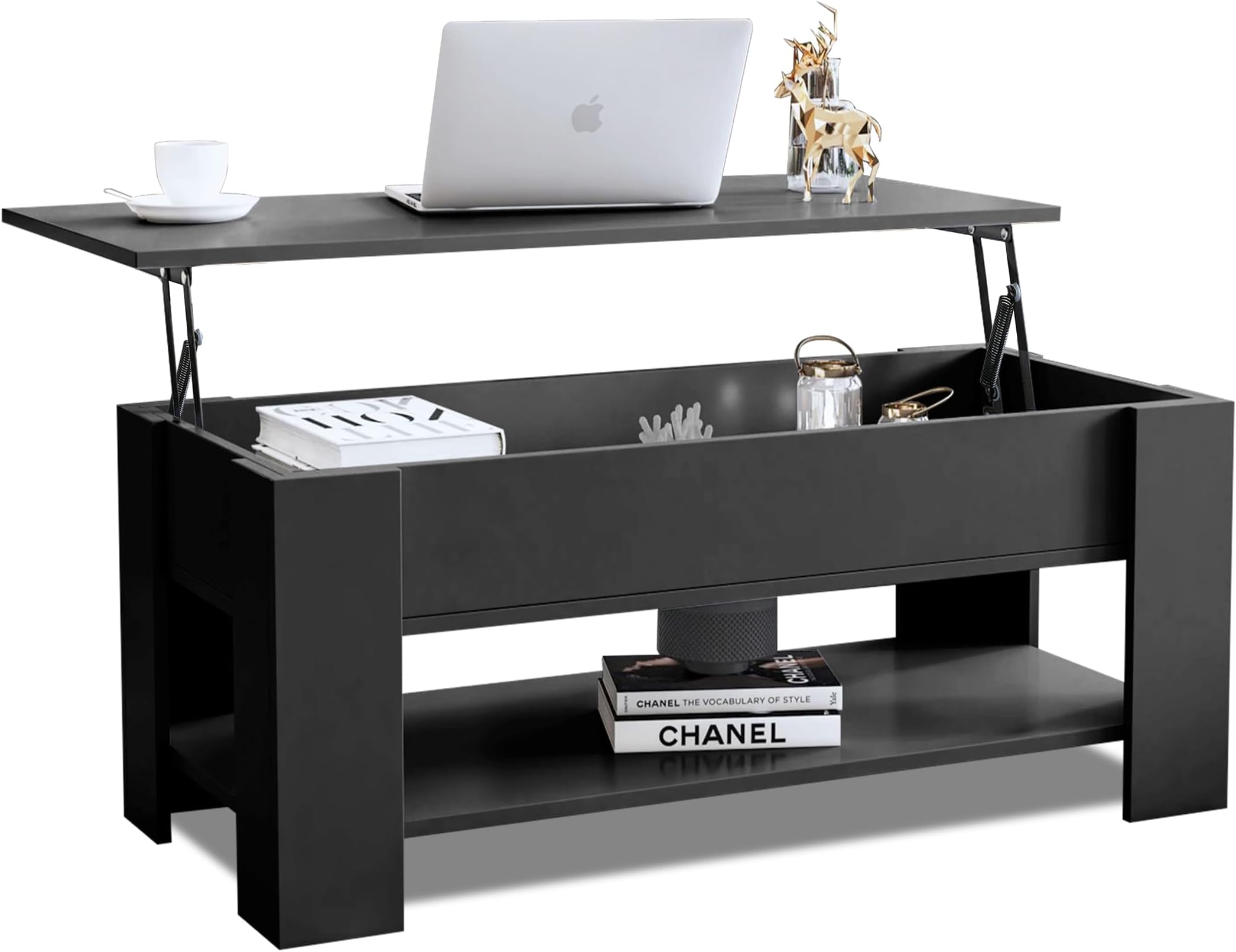 Blisswood Coffee Table With Storage, Lift Top Coffee Table For Living ...
