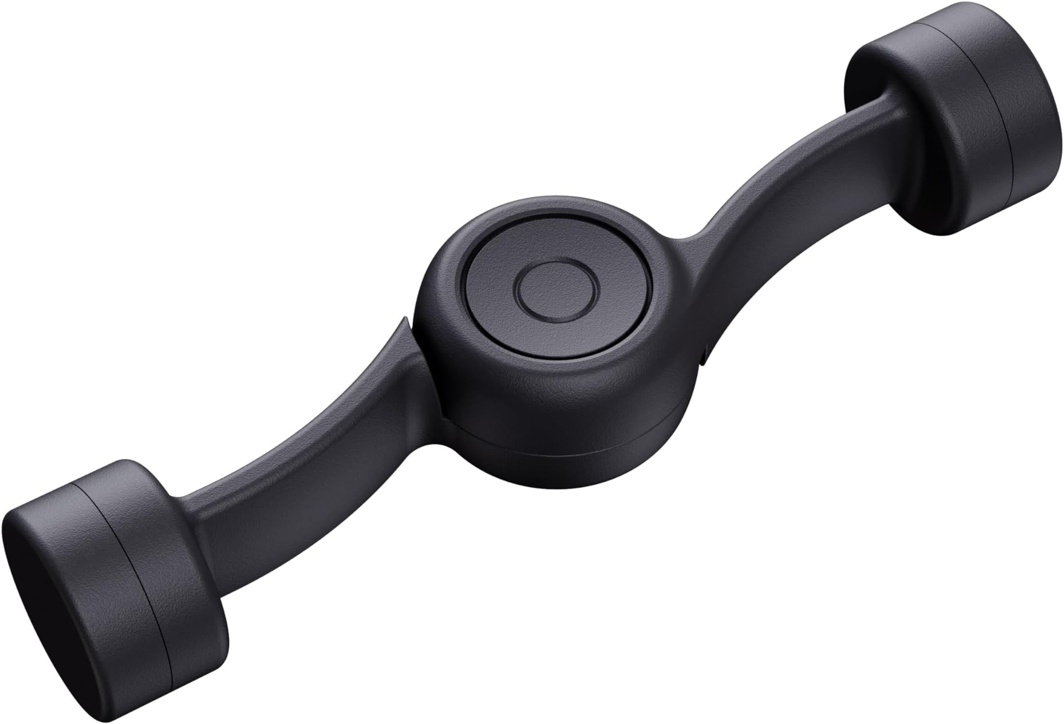 Front Load Washer Door Prop, Washing Machine Door Prop Open to Prevent Odors with 3 Adhesive Metal Catch, Door Holder to Keep Door Open (Black)