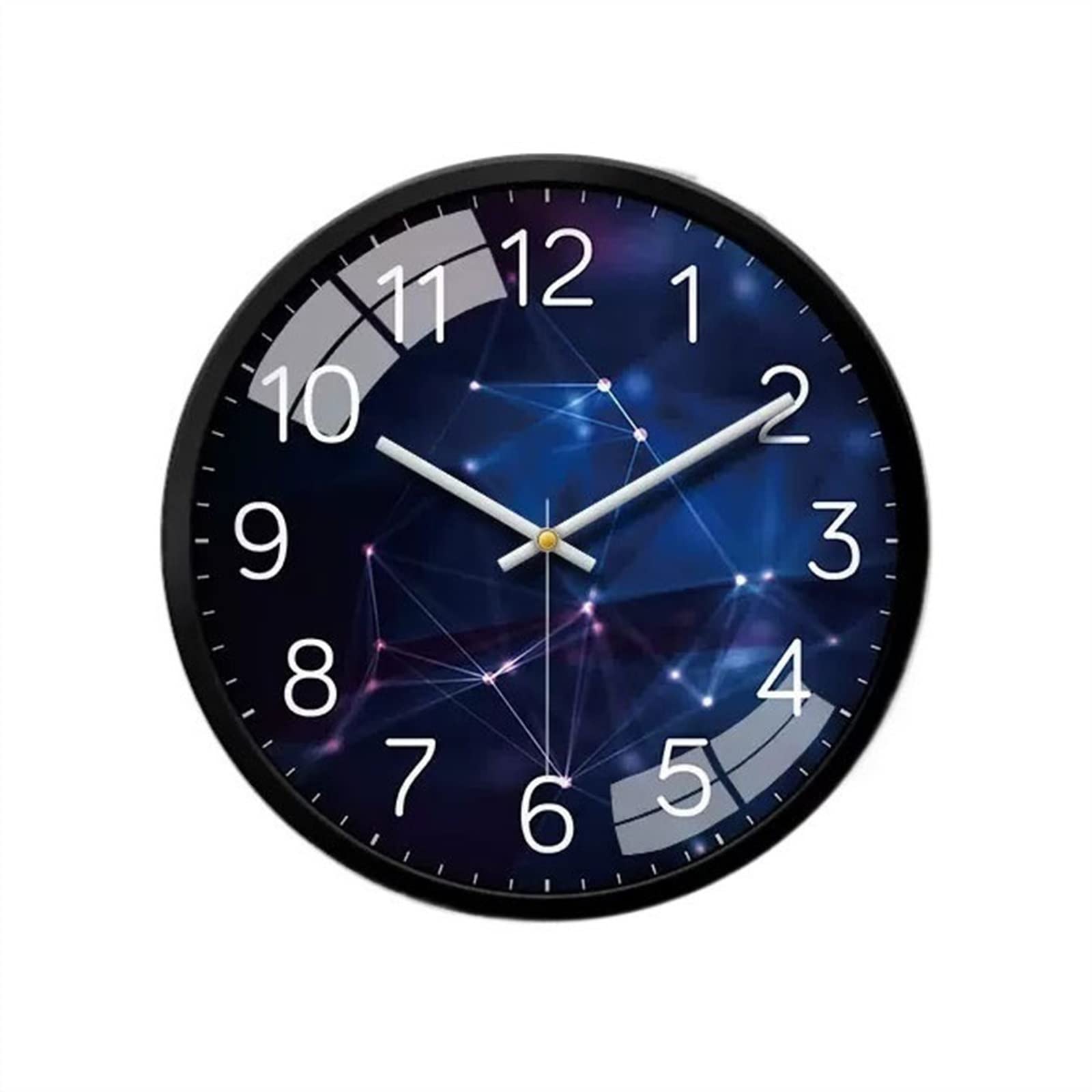 Aioneer Wall Clock Light Luxury Decoration Wall Clock Living Room Digital Home Hanging And Fashionable Silent-10inch