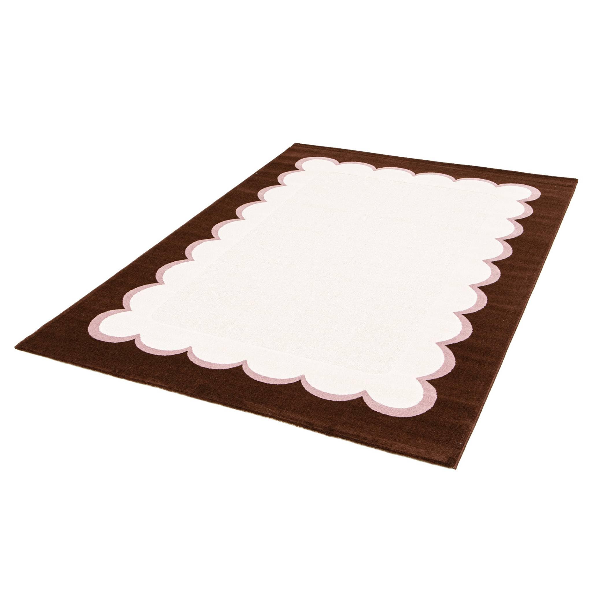 Tapis intérieur rose sweeek Zoa 120x170cm aux finitions soignées