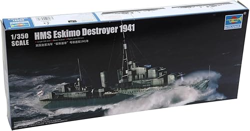 Trumpeter HMS esquimal WWII British Tribal Class Destructor Kit modelo de barco (1941), escala 1350