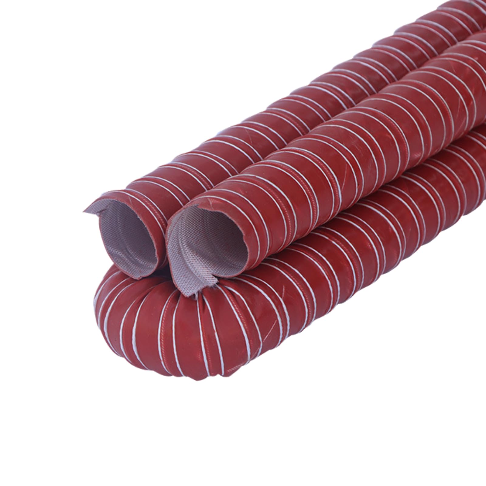 Manguera De ExtraccióN Flexible​,Tubo Flexible De Salida De Aire,Tubo Flexible Campana Extractora,Tubo De VentilacióN Resistente A Altas Temperaturas,Tubo para CanalóN