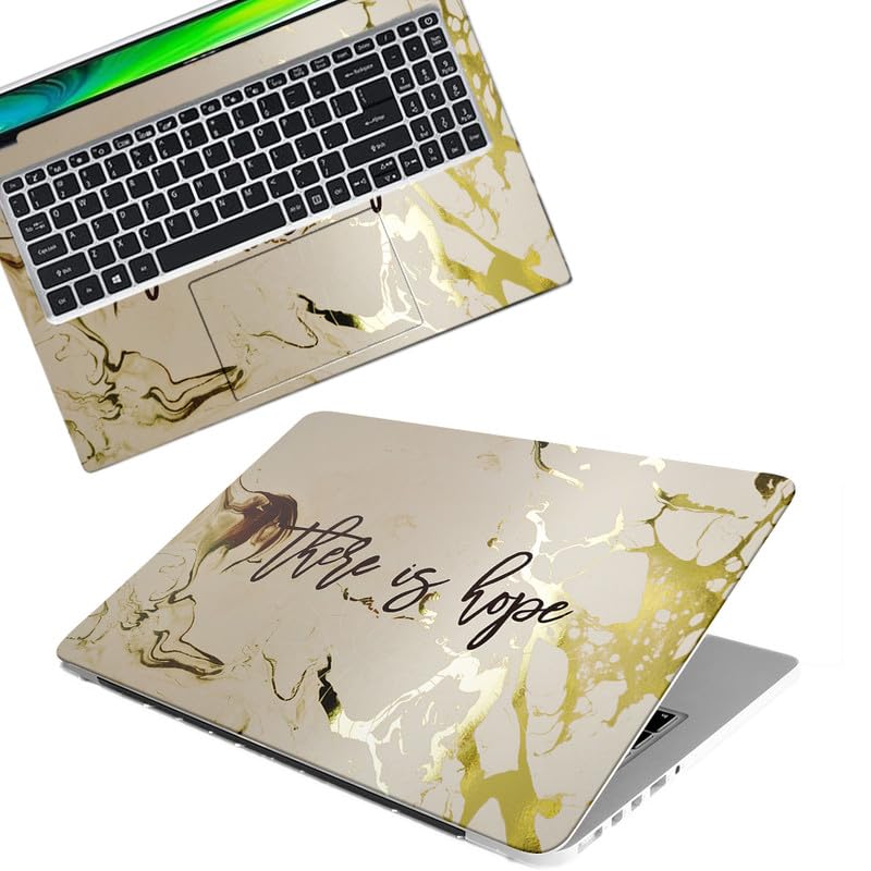 There is Hope Full Body Vinyl Laptop Skin/Sticker/Cover Upto 15.6 Inches Laptops Laminated-Removable-HD Quality Compatible for Hp-Dell-Sony-Lenovo-Asus etc.(15×10 Inches)