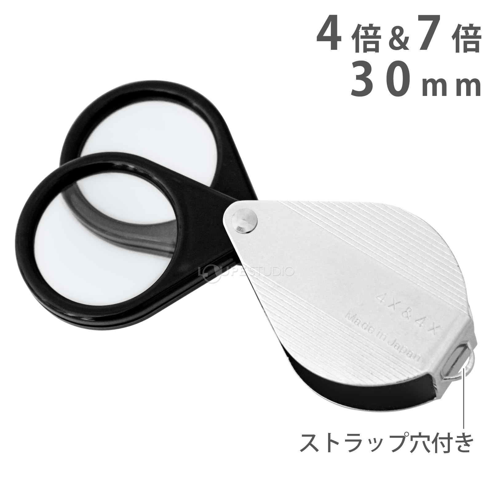 Amazon.co.jp: 池田レンズ工業 虫眼鏡 繰り出しルーペ 7860 4倍&7倍