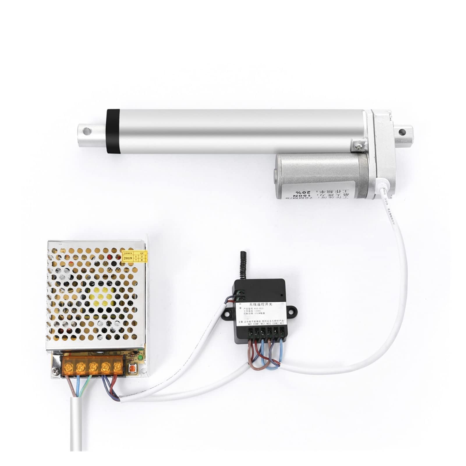 Buy YIJIAN Linear Actuator Kit 12V Electric Linear Actuator with RF Remote Control And Power