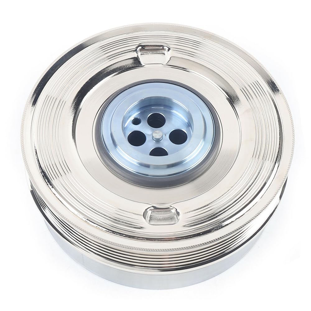 11238638614 Crankshaft Pulley for 2015-2018 BMW F46 F45, 2014-2020 Mini Cooper F54 F60 F55 F56 F57 Replat # 11232384185 11238602799 11238638613