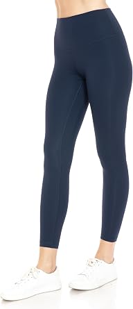 Leggings Depot Womens Fabluxe High Waist Yoga Leggings Buttery Soft Naked Feeling, Squat-Proof, 25" Inseam