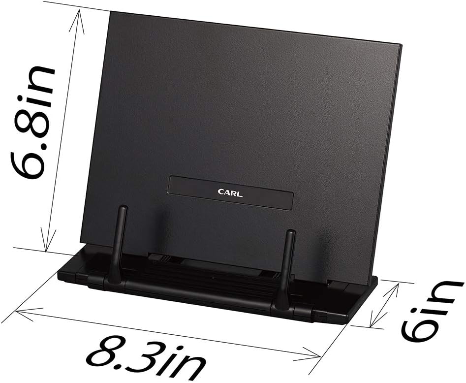 Carl Book Stand Black (BKS-820) : Office Products