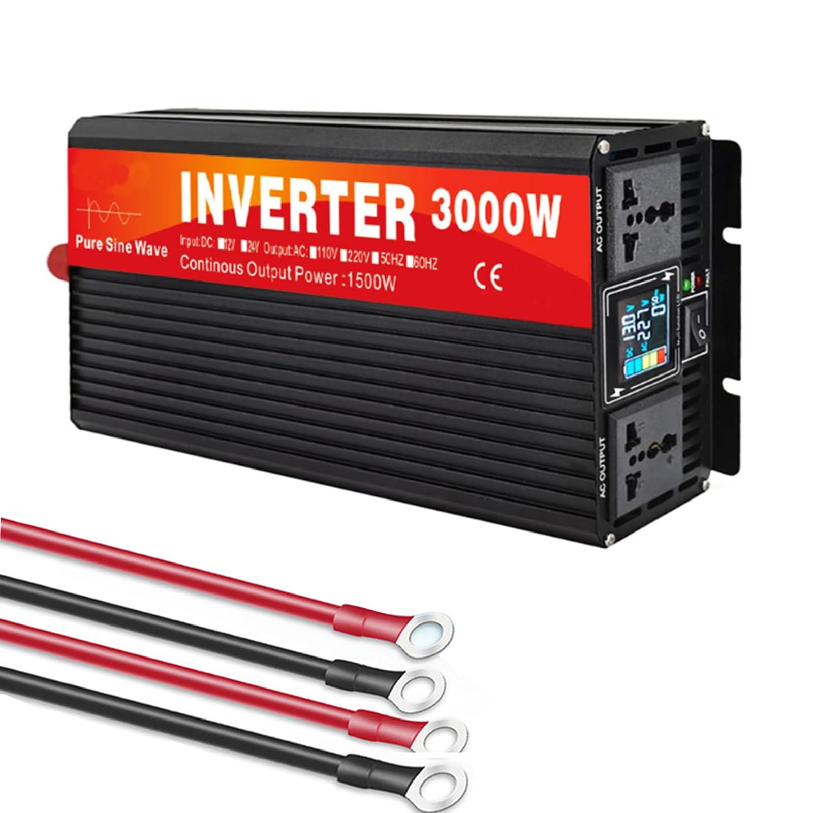 AC110V 220V 3000W Inwerter Czystej Fali Sinusoidalnej