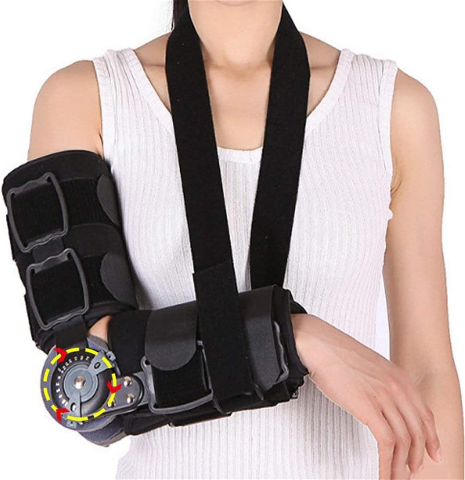 Codera Articulada Inmovilizador De Codo para Lesiones Codos Torcidos Tendinitis Artritis Y Otras Lesiones Deportivas