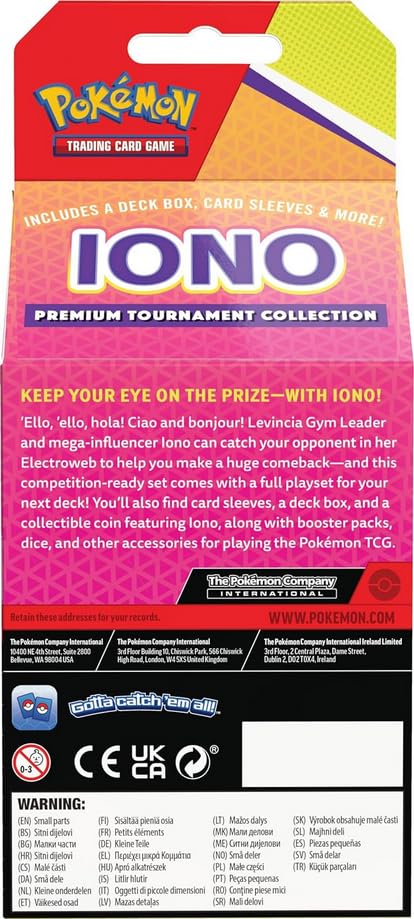 Pokemon TCG: Iono Premium Tournament Collection : Amazon.ca: Toys