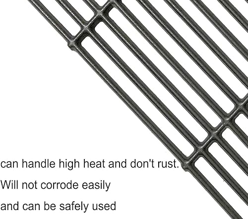 Miniatura 4 de C6522C (3 unidades) Rejillas de cocina de hierro fundido de 19 14 pulgadas de repuesto para Brinkmann 810-8500-S, 810-8501-S, 810-8502-S, Charmglow