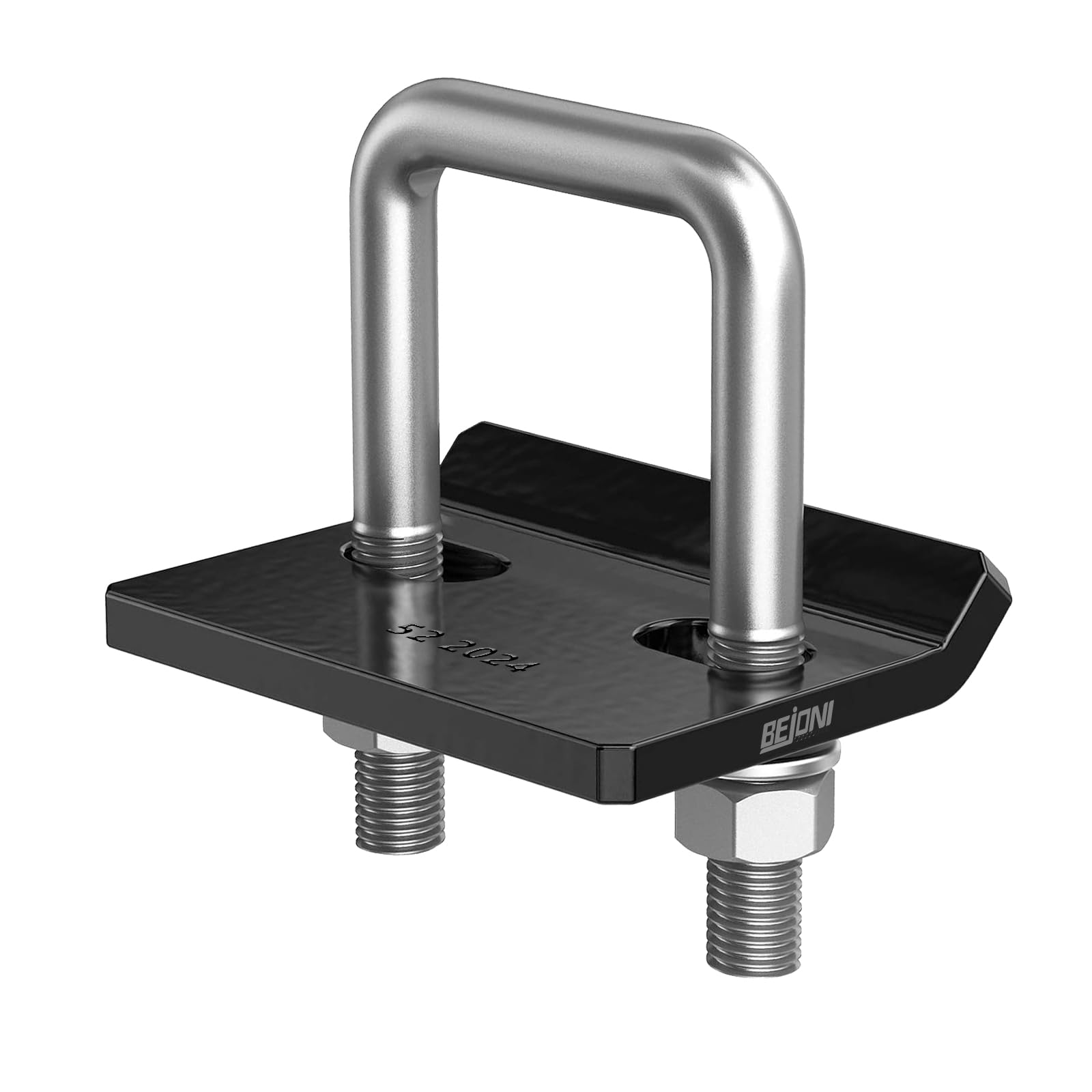 BEJONI Hitch Tightener Anti Rattle Hitch Clamp for 1.25" to 2" Heavy Duty Trailer Hitches Stabilizer, Steel Hitch Accessories for Cargo Carrier, Bike Rack, RV, Hitch Receiver