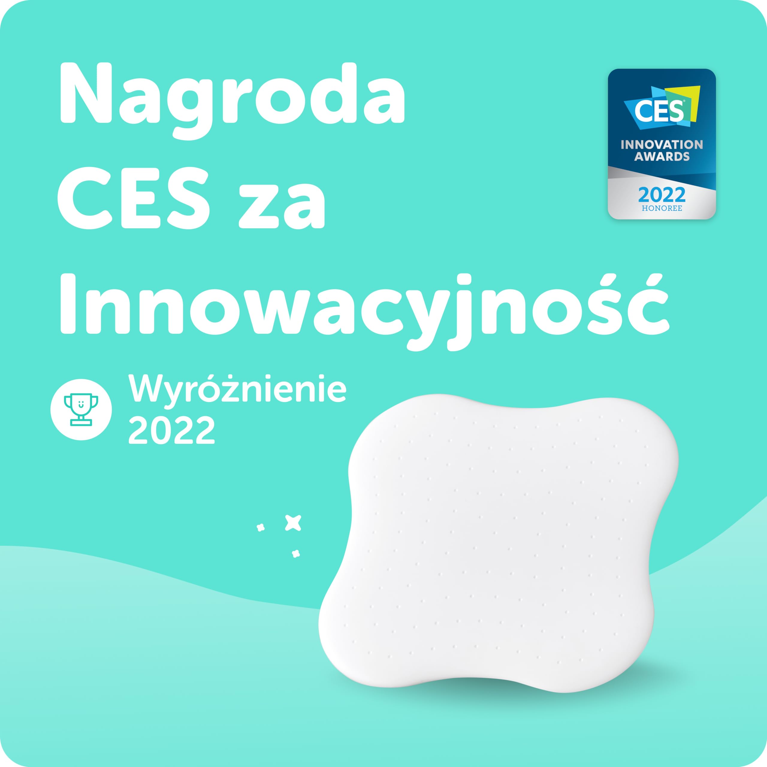 Podkładka czujnika snu CuboAi - śledzenie i wykrywanie ruchu dziecka w czasie rzeczywistym z aktywnymi alertami bezpieczeństwa dziecka AI, bez kontaktu | Musi być sparowana z monitorem dziecka CuboAi
