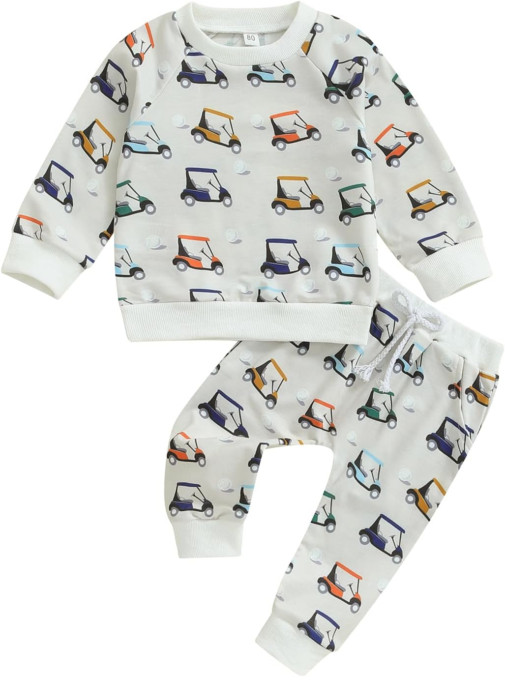 Toddler Baby Boy Golf Outfit Golf Cart Print Sweatshirt Top Jogger Pants Set 2Pcs Boys Fall Winter Clothes Toddler Baby Boy Golf Outfit Golf Cart Print Sweatshirt Top Jogger Pants Set 2Pcs Boys Fall Winter Clothes