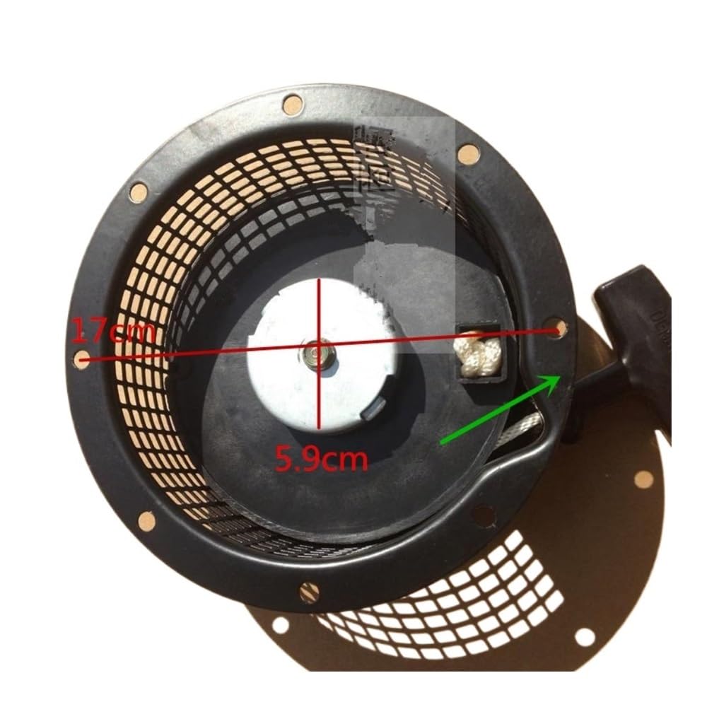 Trinquete de Placa de Acero de Arranque de Retroceso EY28, Compatible con EY28 EY28C, Motor de 4 Tiempos RGX3500, Arranque por Cuerda, Mango de Repuesto(Forward Direction)
