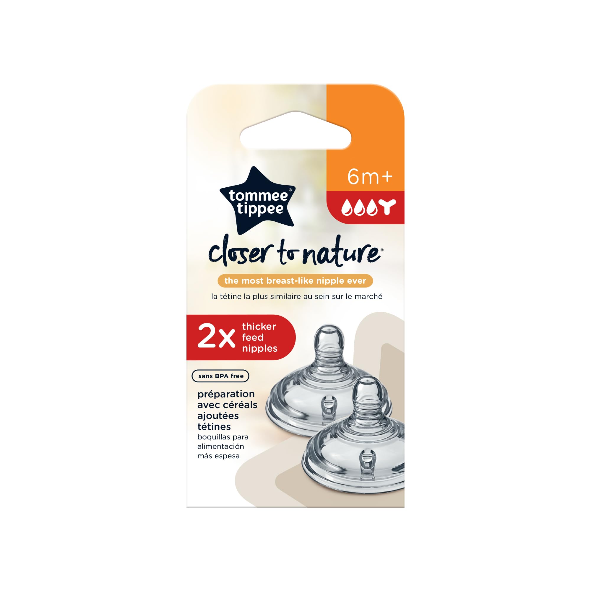 Tommee Tippee Closer To Nature Added Cereal Flow Baby Bottle