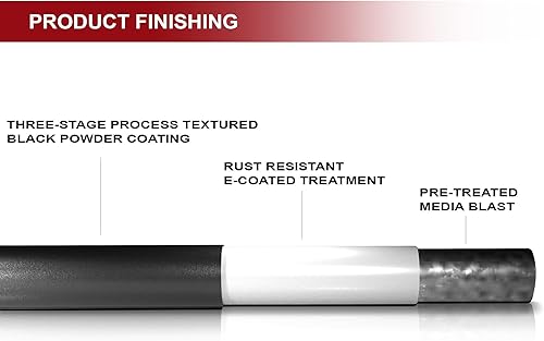 Miniatura 6 de Armordillo CR-S 8707814 Barra estabilizadora y portaequipajes para camionetas de tamaño completo de 1/2 ton, 2 lámparas de luz led, malla, negro