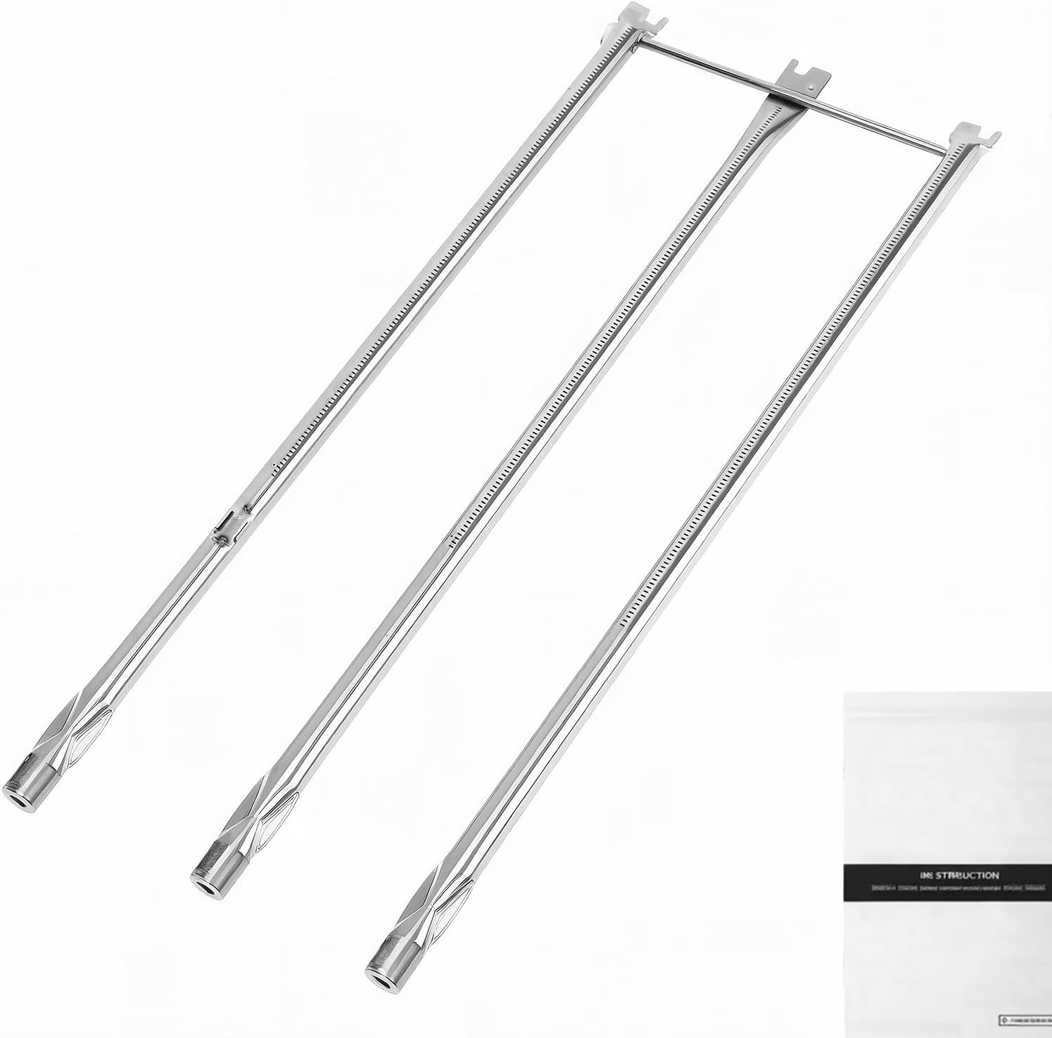 67722 Burner Tubes for Weber Genesis E310, E320, S310 & S320 | 304 stainless steel replacement for side-control Genesis 300 grills, 2007-2010; replaces Weber 67722 and 67820