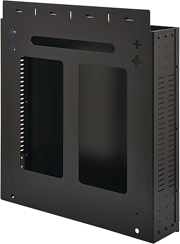 Miniatura 4 de Tripp Lite SmartRack 2U Vertical Wallmount Rack Enclosure, Low-Profile 5″ from Wall, 19″ Equipment Depth, Vented Sides Provide Free Airflow,