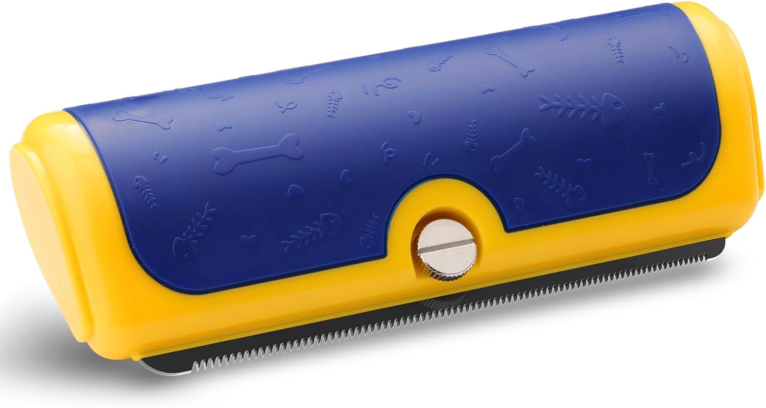 PetPog Blue & Yellow Deshedding Brush – Everyday Comfort Grooming Tool for Dogs, Cats & Horses – Gentle on Skin, Removes Loose Fur, Ergonomic & Easy Clean, For Long and Short Hair PetPog Blue & Yellow Deshedding Brush – Everyday Comfort Grooming Tool for Dogs, Cats & Horses – Gentle on Skin, Removes Loose Fur, Ergonomic & Easy Clean, For Long and Short Hair