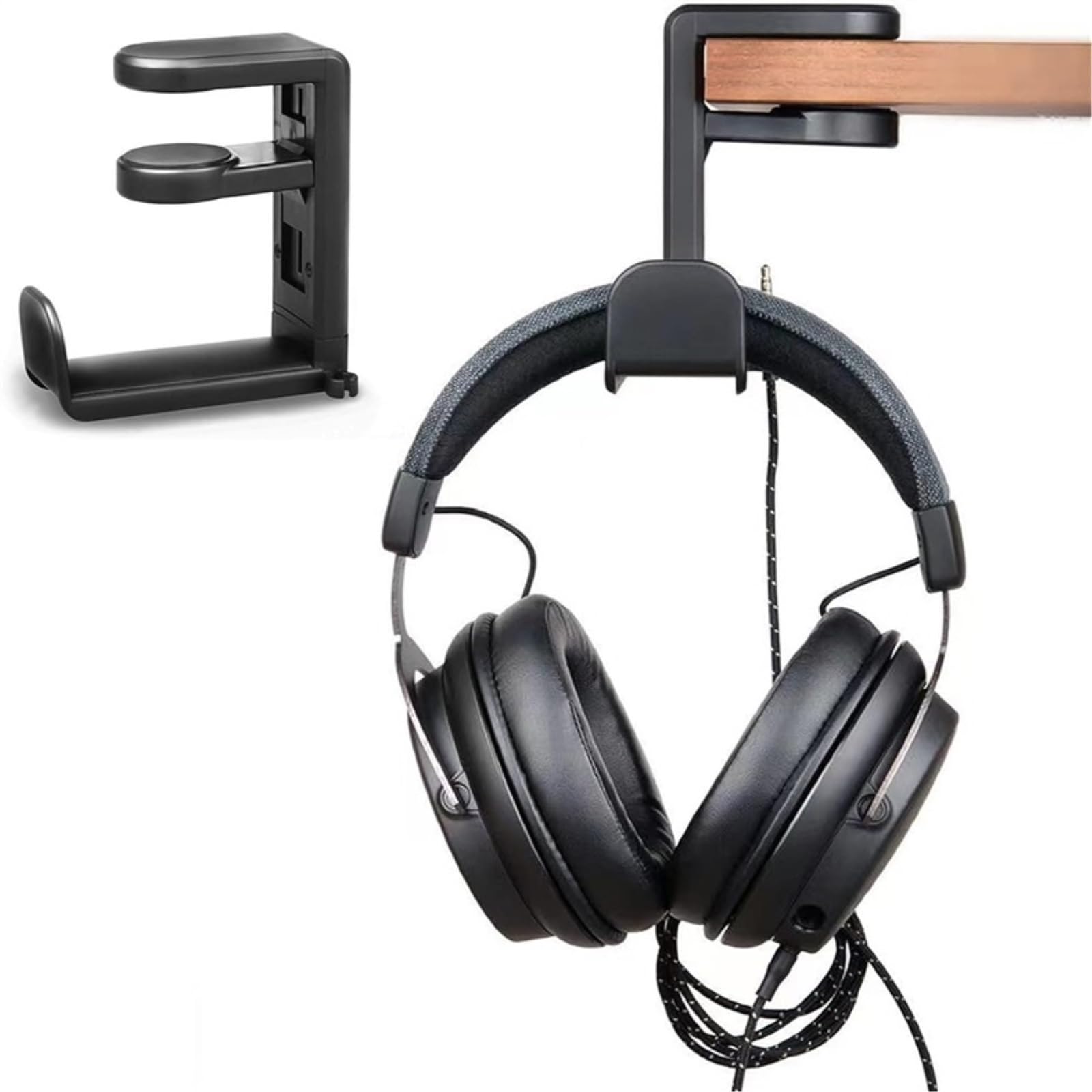 Gaming Accessori Supporto per Gancio per Gancio per Cuffie per Cuffie, Supporto per Cuffie sotto Il Design della Scrivania con Regolabile Stand Over-Ear da Gioco