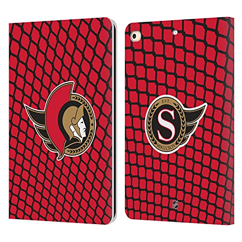 Coque iPad 9.7 Ottawa Senators NHL antichoc en cuir avec support vidéo intégré