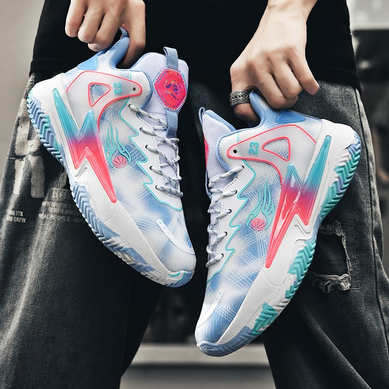 Image of Basketball Shoes for Womens and Mens, Breathable Non Slip Outdoor Casual Unisex-Adult Fashion Sneakers