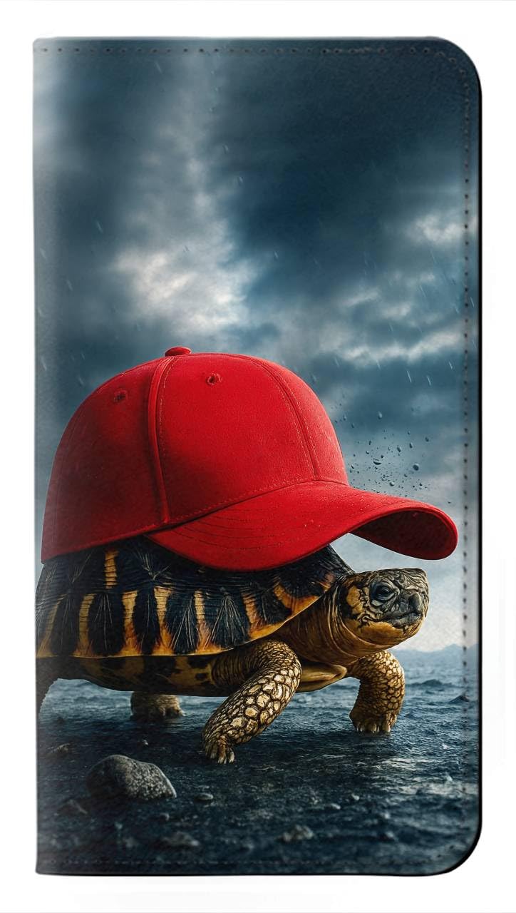 Housse cuir iPhone 16 Pro Max Madagascar Turtle style haut de gamme - 5
