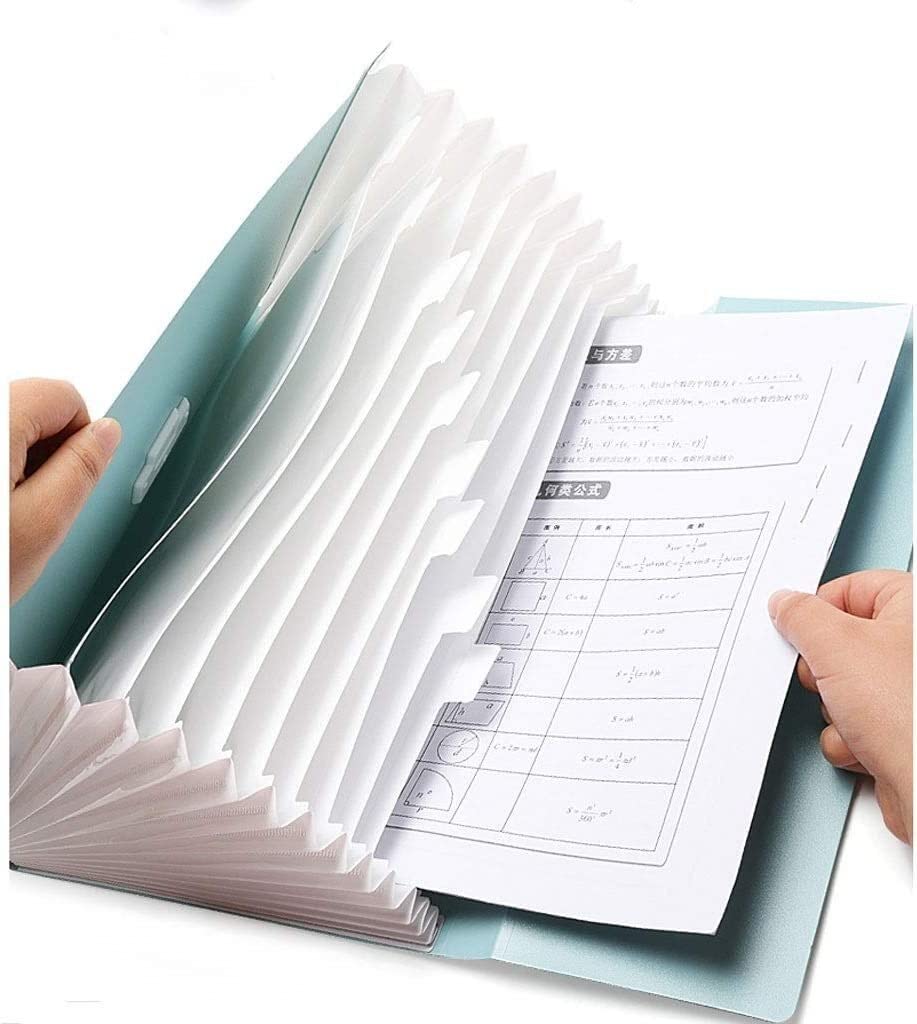 Carpeta Bolsa Para Documentos En Acordeón, Herramienta De Clasificación Papeles Prueba, Carpetas Archivos Expansión, Archivador Portátil, Regalos Para Estudiantes, 2 Uds Oficina Documentos(A)
