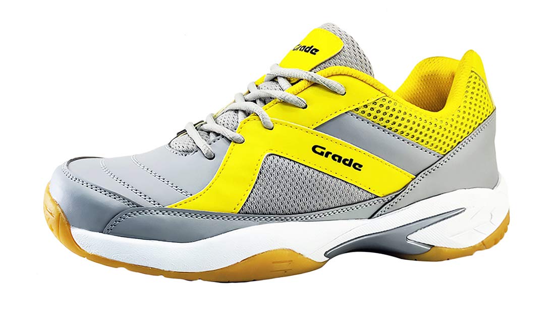 Buy Grade Smash Memory Foam Badminton Shoes (Front Stitched Sole) Ideal for Badminton,Squash