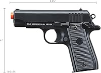Vista 6 de Pistola Airsoft P88 de 220 FPS con resorte (color: negro)